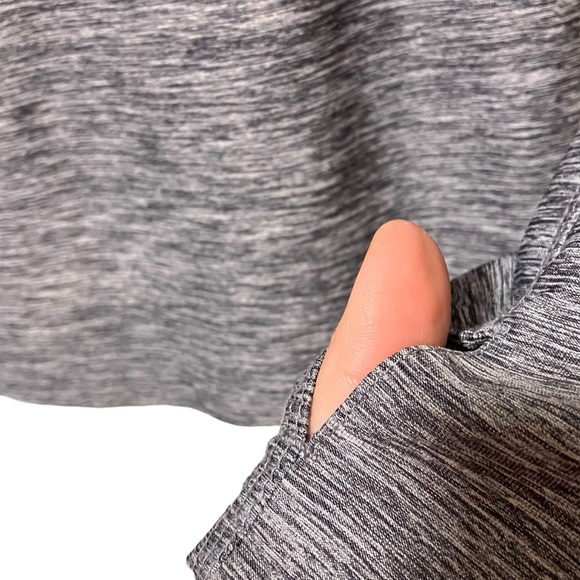 WVU West Virginia University Colosseum Quarter Zip Marled Pull Over - Picture 5 of 7